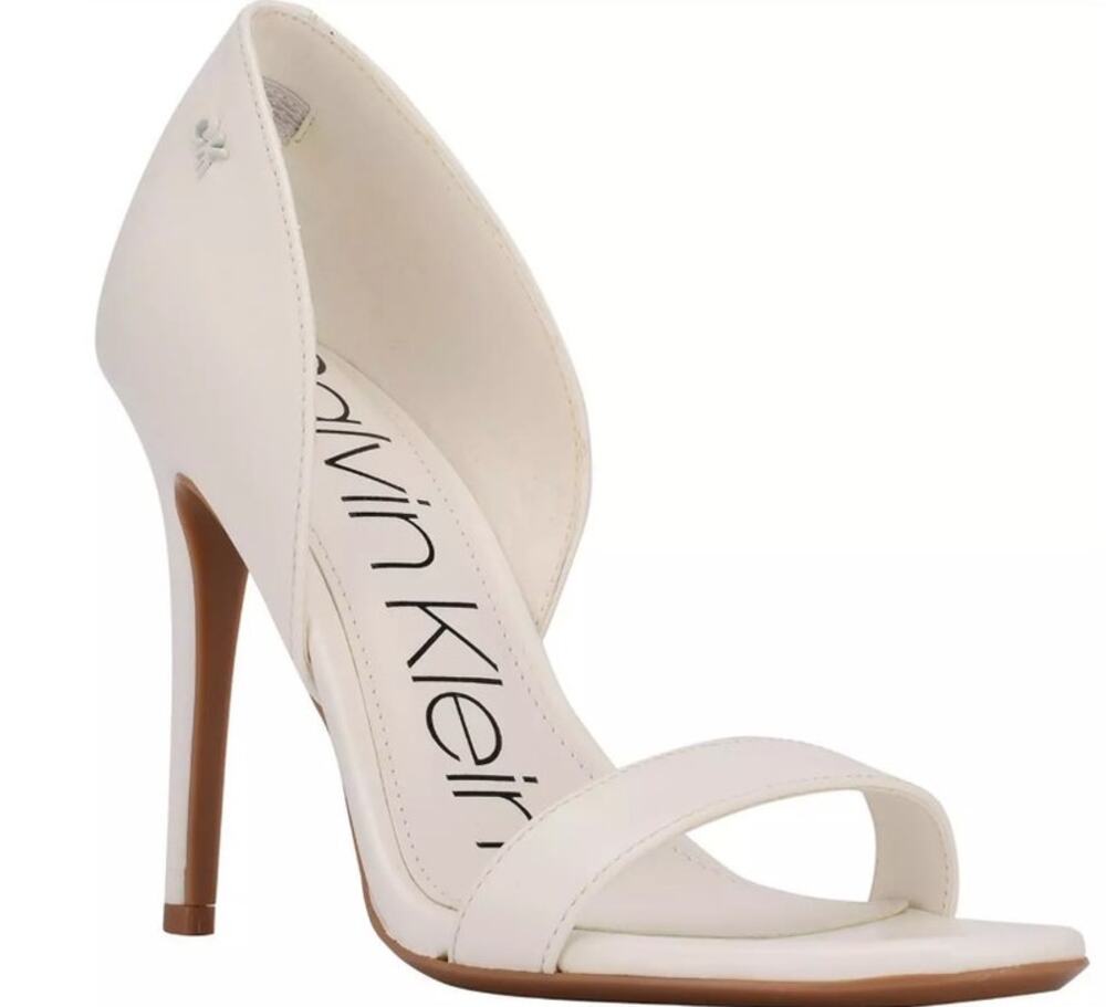 Calvin Klein Womens NEW Metino Open Toe D'Orsay Heels Shoes / Size 10